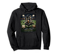 Raccoon Soccer Football I Live Here Now Hoodie - Custom Art Print Men Women