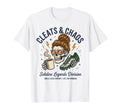 Cleats Chaos Skeleton Soccer Mom Funny T-Shirt - Trendy Graphic Unisex
