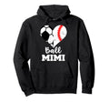 Ball Mimi Funny Soccer Baseball Heart Hoodie - Custom Art Print Men Women