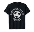 Woodford County Soccer Distressed 90S T-Shirt - Streetwear Style Men Women