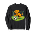 Goalkeeper Puppy Sweatshirt - Unique Graphic Unisex