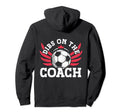 Dibs Soccer Coach Dibs Coach Soccer Hoodie - Custom Art Print Unisex