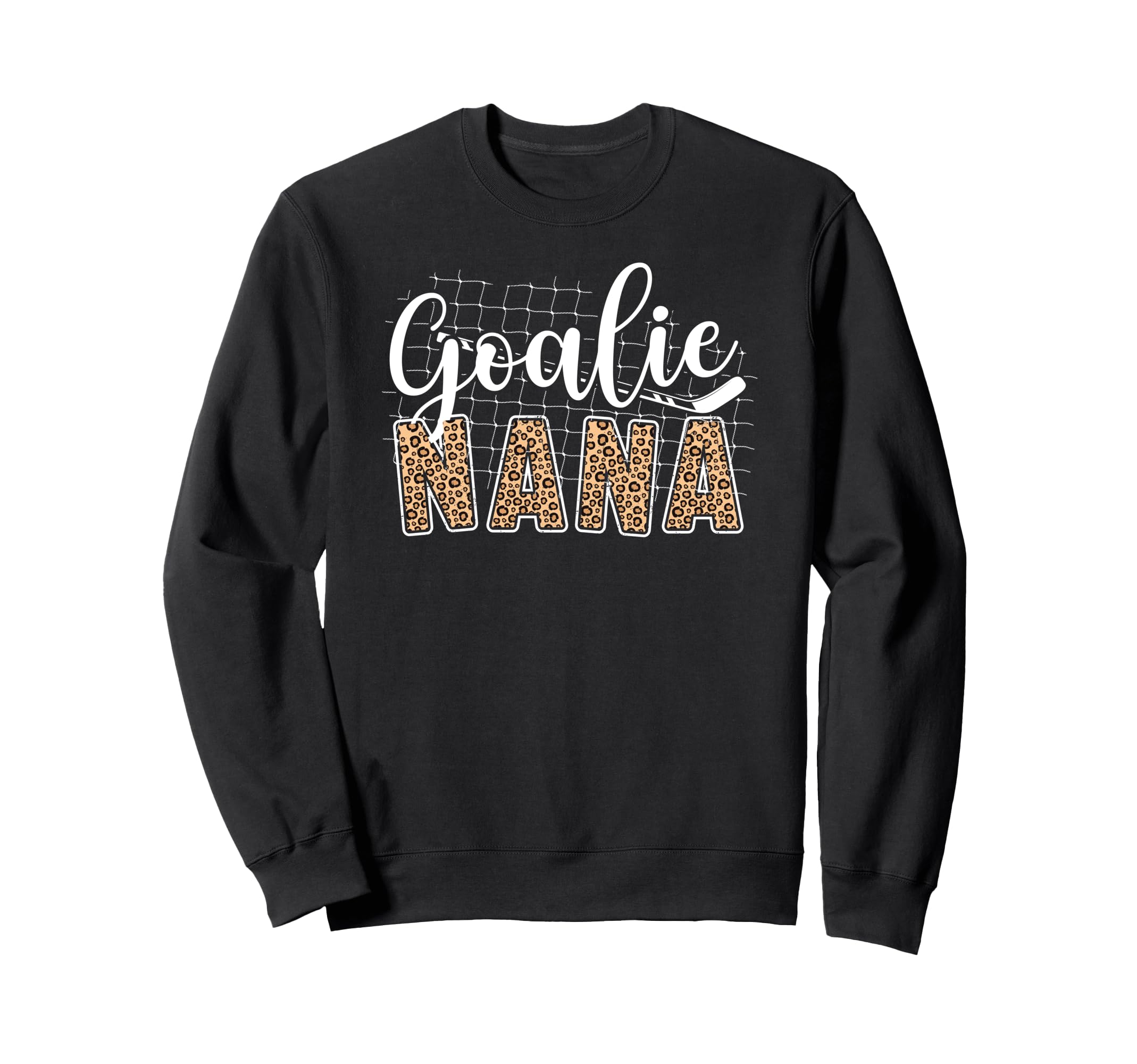 Ice Hockey Goalie Nana Hockey Keeper Sweatshirt - Unique Graphic Men Women