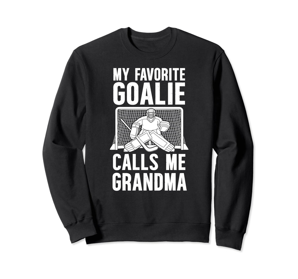 My Favorite Hockey Goalie Grandma Sweatshirt - Aesthetic Graphic Unisex