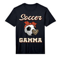 Mens Soccer Gamma Bandana Leopard Heart T-Shirt - Graphic Print Men Women