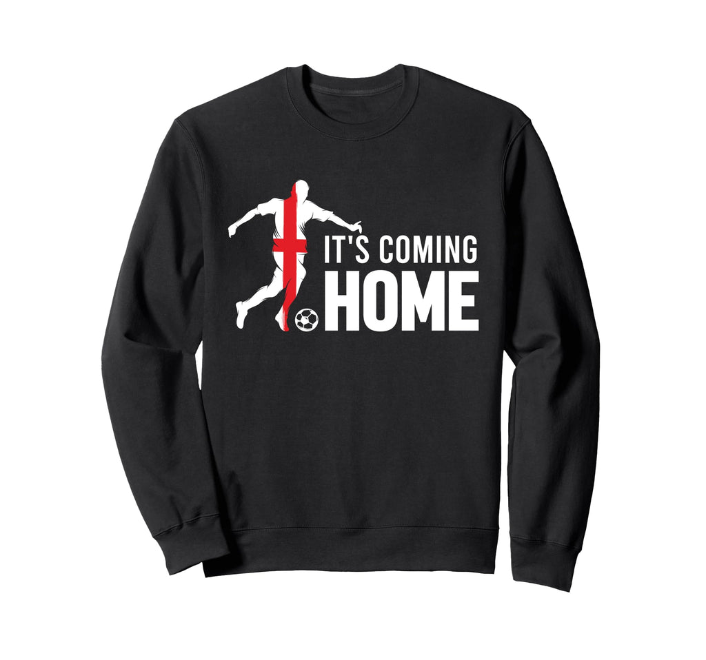 Football Player England Flag Coming Sweatshirt - Streetwear Style Unisex