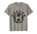 Soccer Leopard Cheetah Trendy T-Shirt - Novelty Apparel Unisex
