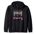 Funny Soccer Goalie Goalkeeper Mom Hoodie - Unique Graphic for Adults