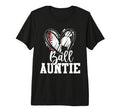 Ball Auntie Baseball Soccer Auntie T-Shirt - Minimalist Print Men Women
