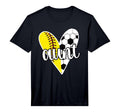 Mens Baller Aunt Proud Softball T-Shirt - Minimalist Print for Adults