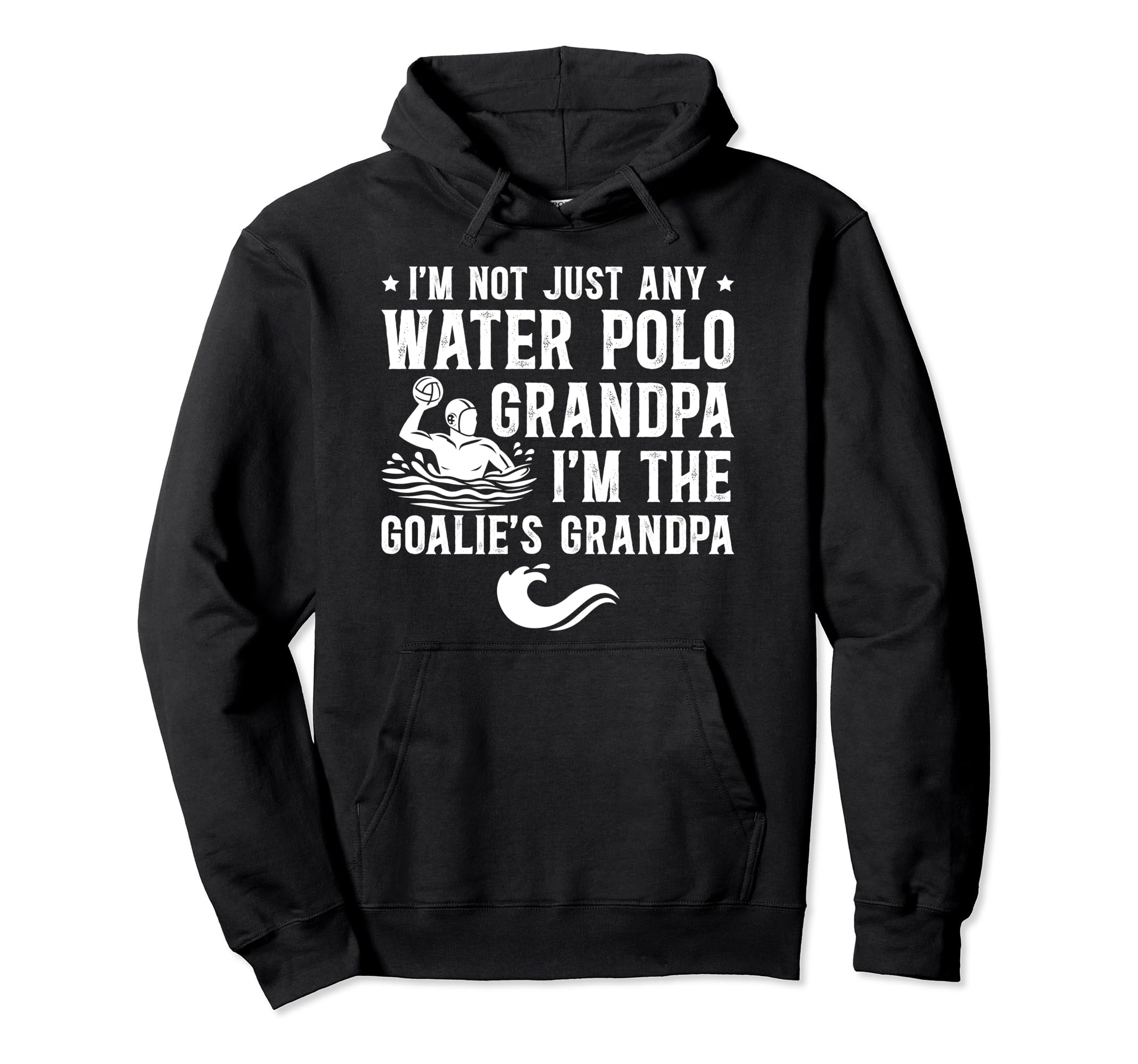 Water Polo Goalie Grandpa Water Polo Hoodie - Aesthetic Graphic for Adults