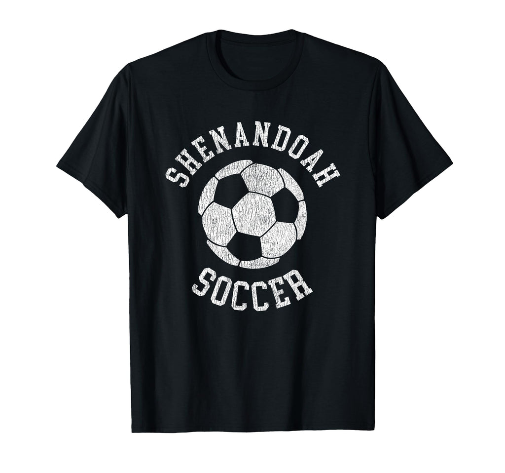 Shenandoah Soccer Distressed 90S T-Shirt - Novelty Apparel Unisex
