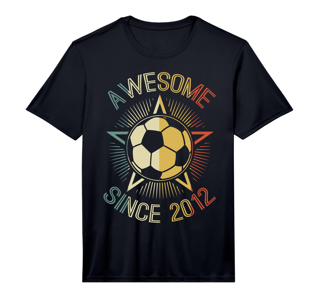 Awesome Since 2012 Soccer Birthday T-Shirt - Streetwear Style Men Women