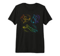Soccer Goalie Player Sports Tri Blend T-Shirt - Minimalist Print Men Women