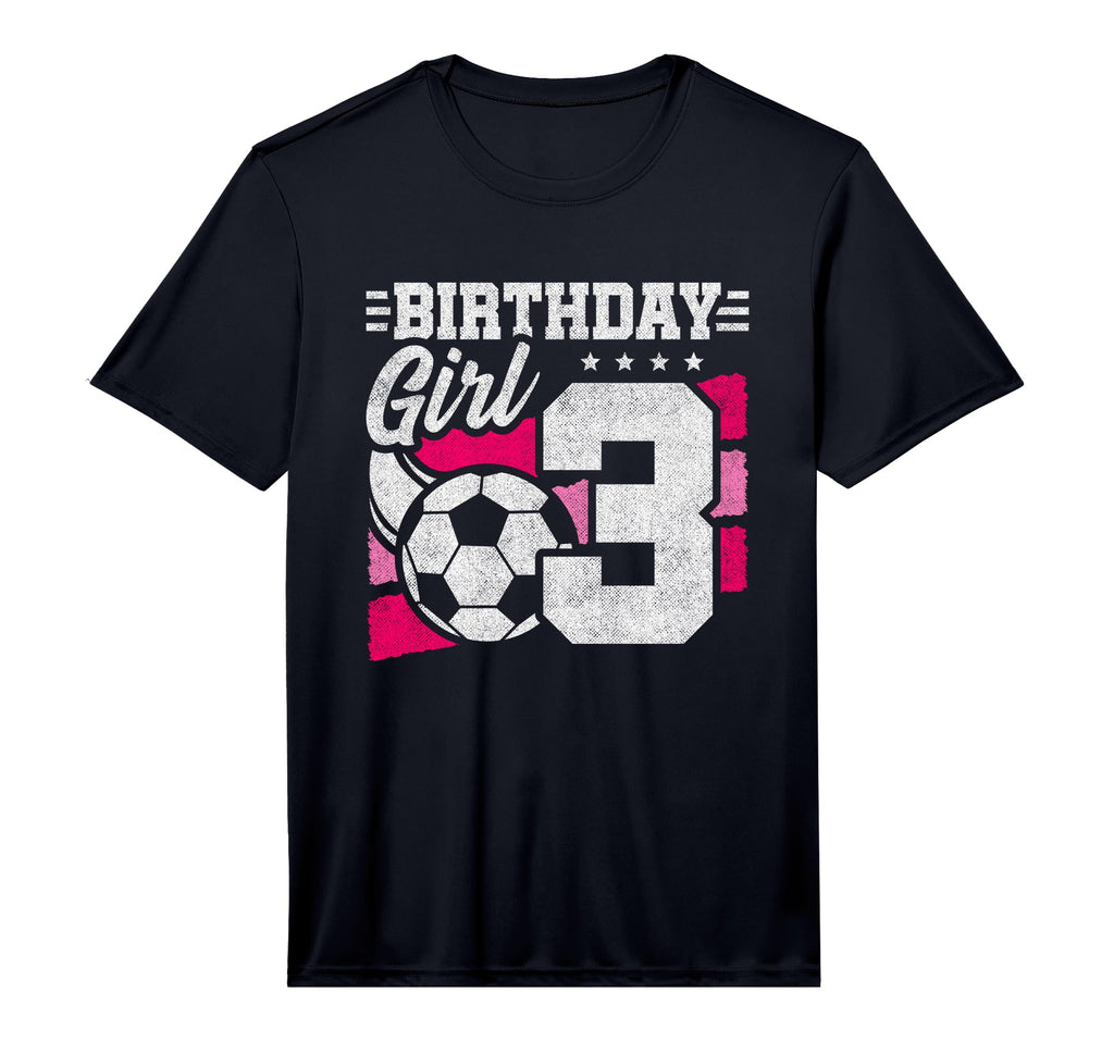 3 Year Old Birthday Soccer Party 3Rd T-Shirt - Unique Graphic Men Women