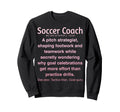 Funny Soccer Coach Sweatshirt - Fun Novelty Design Unisex