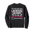 Im Lacrosse Goalie Granny Lacrosse Sweatshirt - Custom Art Print Men Women