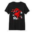 Valentine Soccer Heart Drip Sport T-Shirt - Minimalist Print Men Women