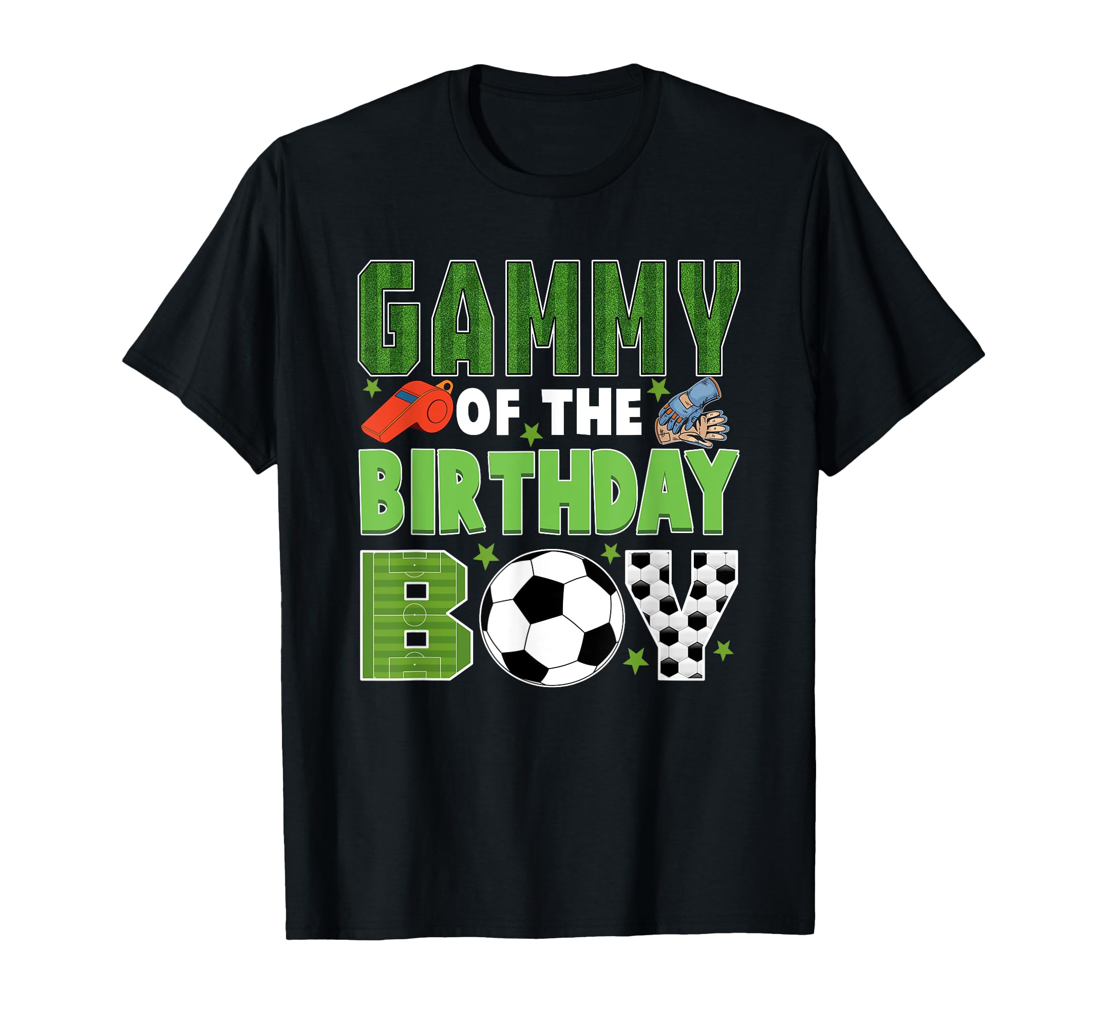 Gammy Birthday Soccer Group Family T-Shirt - Aesthetic Graphic Men Women