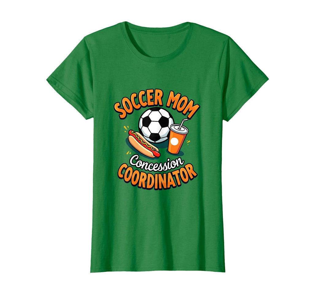 Soccer Mom Concession Coordinator T-Shirt - Graphic Print Unisex
