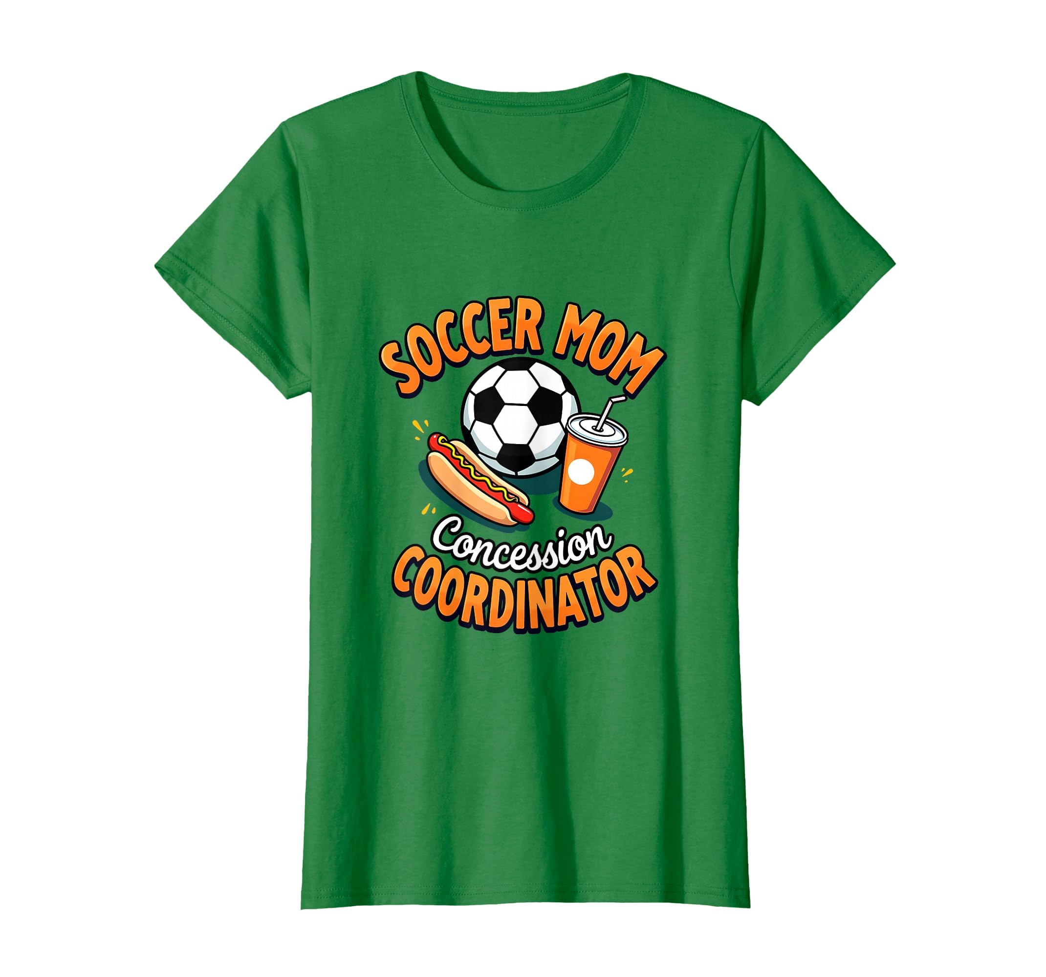 Soccer Mom Concession Coordinator T-Shirt - Graphic Print Unisex