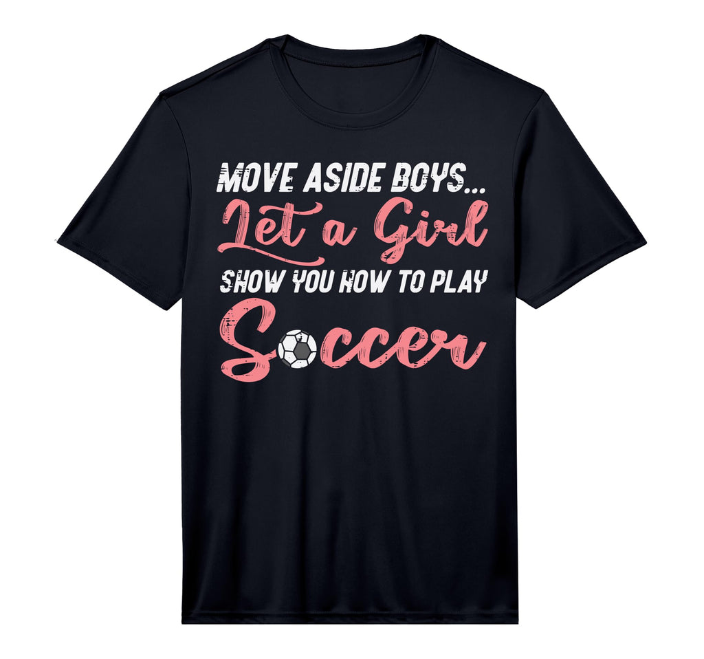 Move Aside Let Teach Soccer T-Shirt - Aesthetic Graphic for Adults