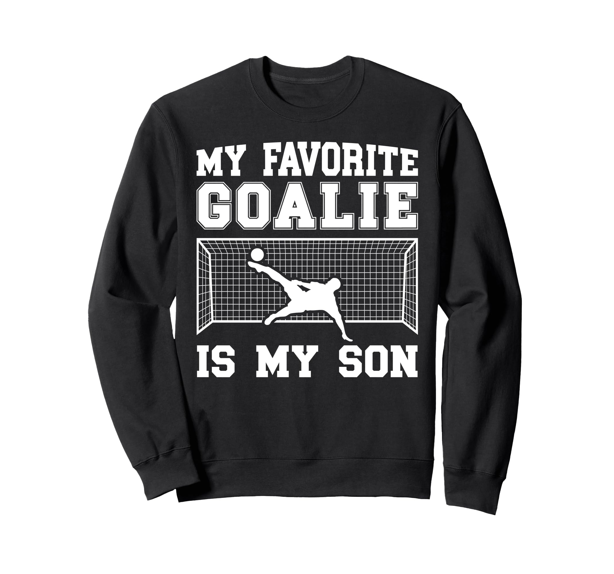 Proud Soccer Keeper Mom Soccer Sweatshirt - Trendy Graphic for Adults