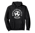 North Richland Hills Soccer Distressed 90S Hoodie - Streetwear Style Unisex