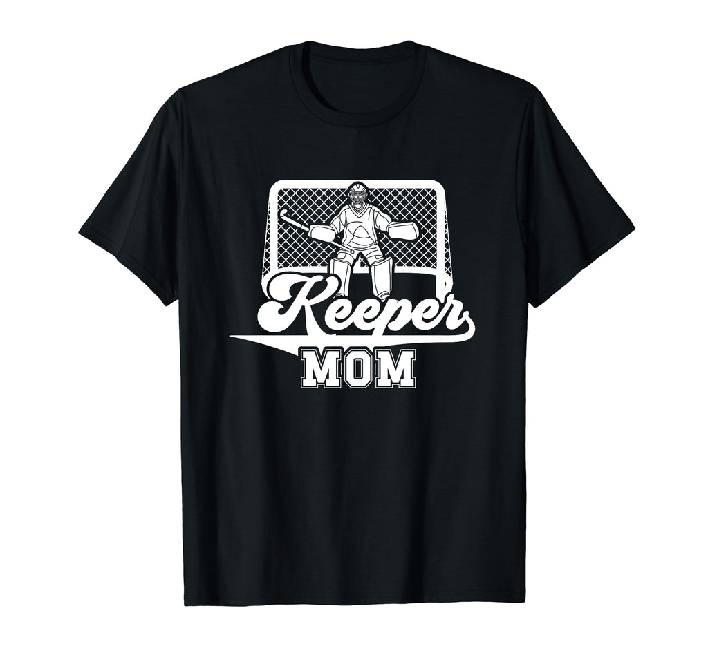 Ice Hockey Keeper Mom Ice Hockey Goalkeeper T-Shirt - Graphic Print Unisex