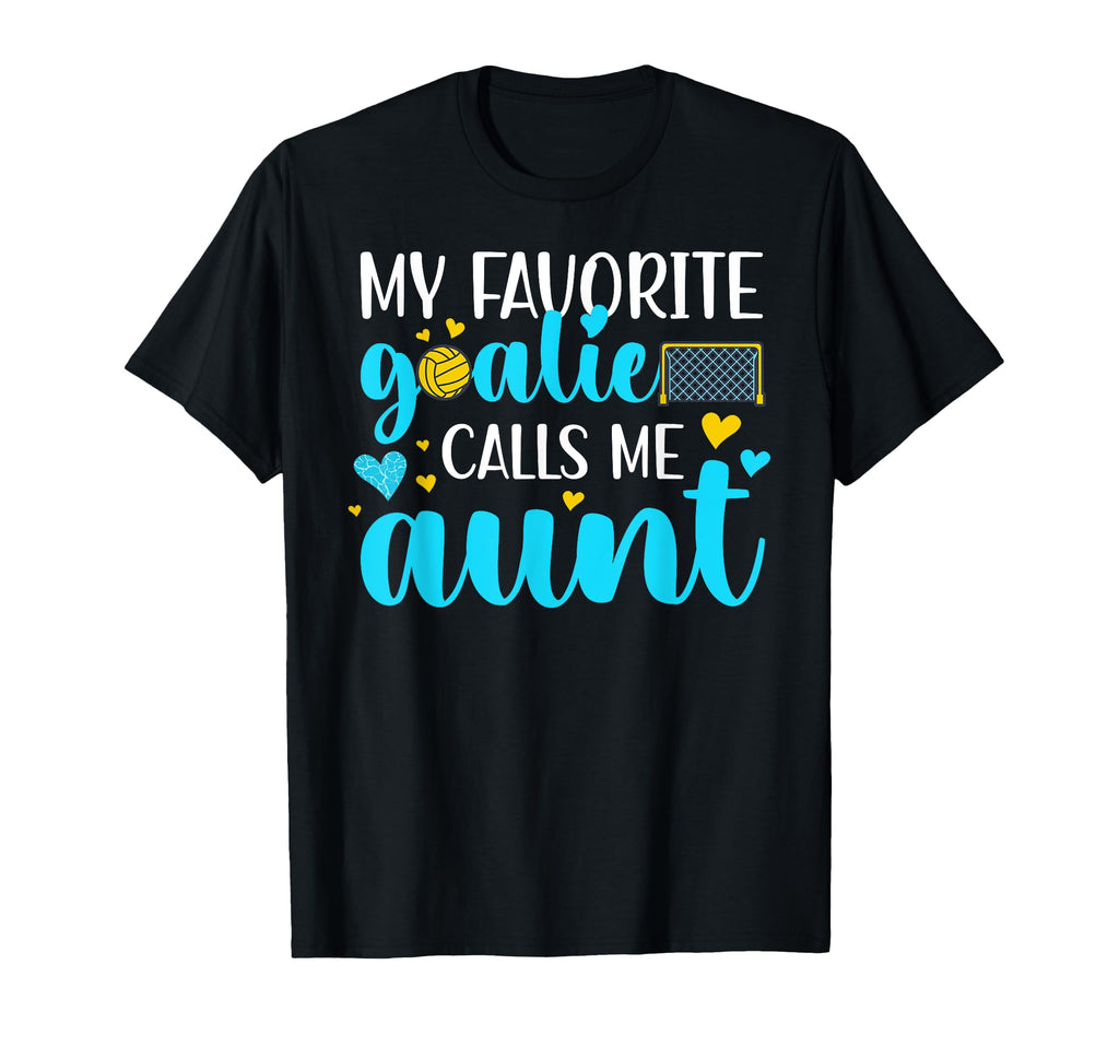Proud Water Polo Goalie Aunt Water T-Shirt - Custom Art Print for Adults