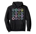 Trendy Soccer Icons Grid Vibes Big Hoodie - Fun Novelty Design for Adults