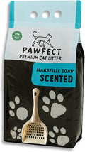 Marseille Soap Scented Cat Litter – 9.6 lb / 5L, Fast Clumping, Natural Odor Absorption, Lightweight Formula, Made with Turkish White Bentonite
