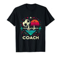 Soccer Coach Training Heart Beat T-Shirt - Streetwear Style Men Women