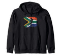 South Africa Flag Soccer Hoodie - Graphic Print Men Women