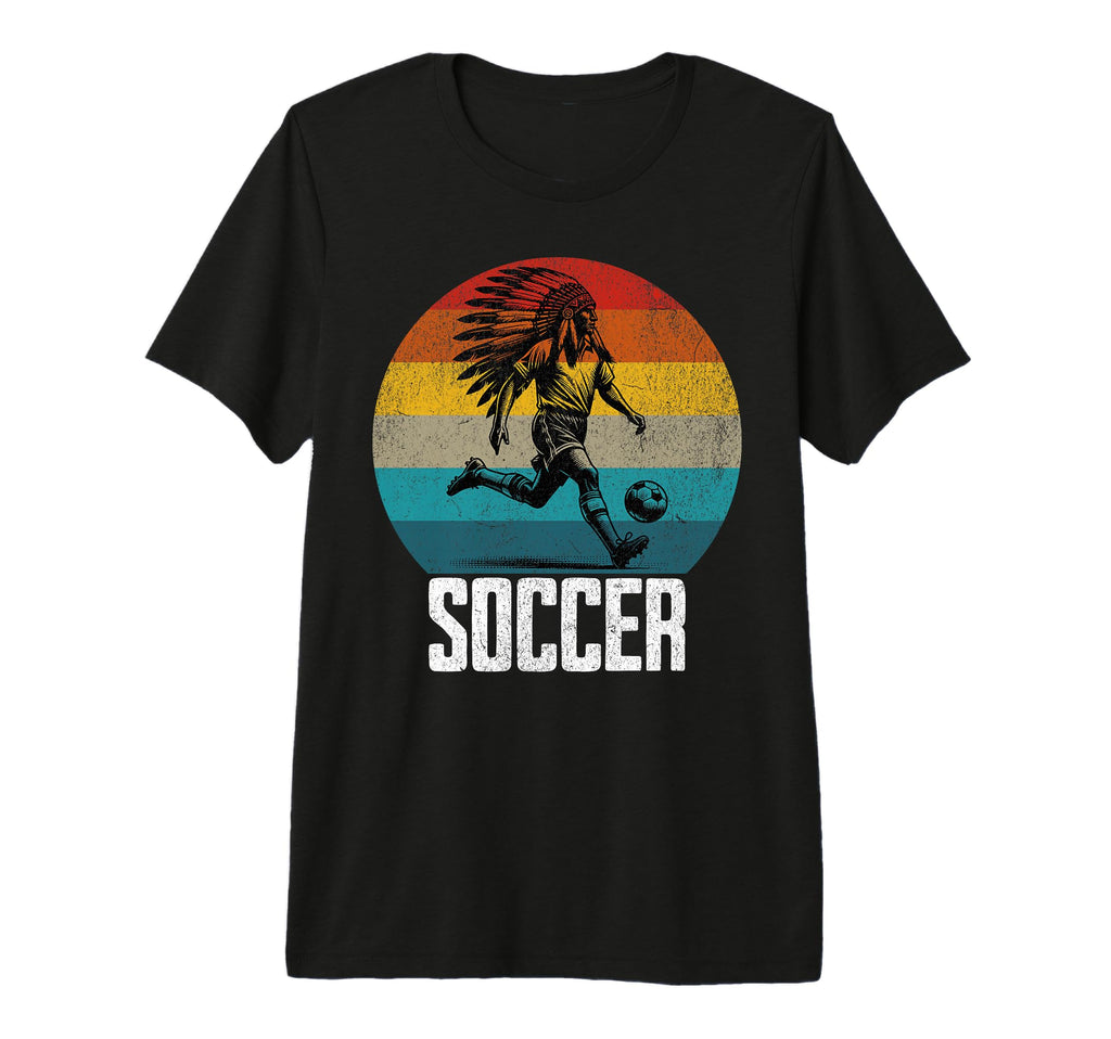Funny Native American Player Sunset T-Shirt - Aesthetic Graphic for Adults