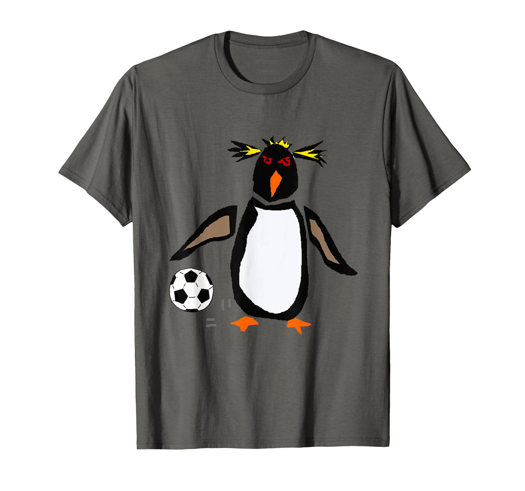 Smileteesbirds Funny Penguin Playing T-Shirt - Novelty Apparel for Adults