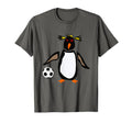 Smileteesbirds Funny Penguin Playing T-Shirt - Novelty Apparel for Adults