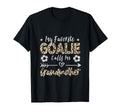 My Favorite Goalie Calls Me T-Shirt - Trendy Graphic for Adults