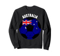 Australia Soccer Game Player Football Sweatshirt - Custom Art Print Unisex