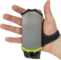 Noxgear Hand Held Phone Holder - Handheld Grip Phone Holder with Key Fob & Card Slot for Running, Jogging & Working Out - Compatible with All Phones - Machine Washable (Lime, Right Hand)