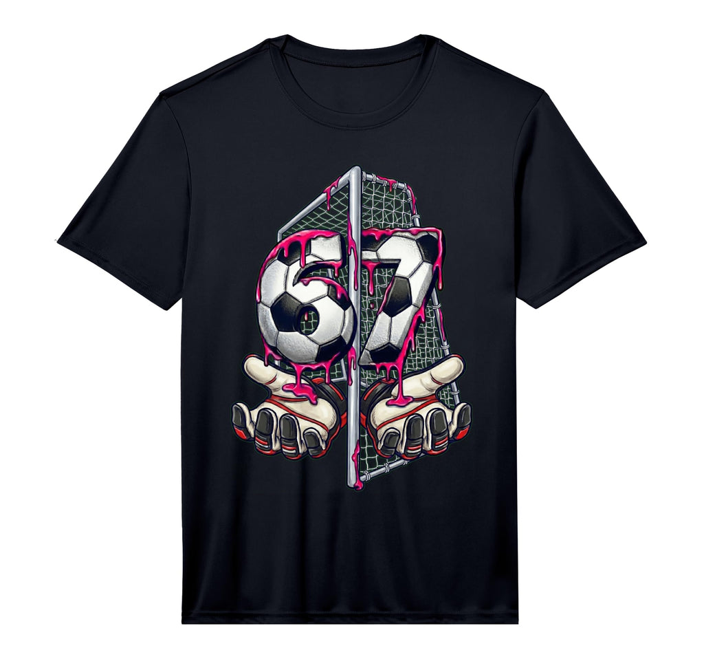 Soccer 67 Meme Funny Six Seven Gen T-Shirt - Streetwear Style for Adults