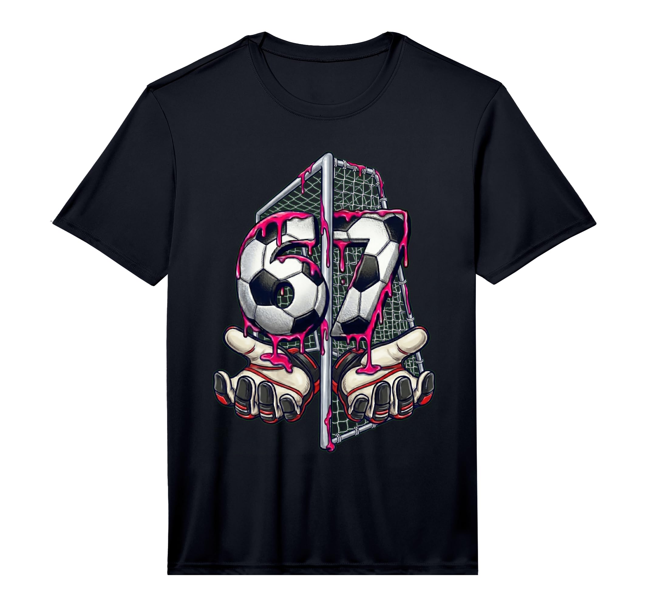 Soccer 67 Meme Funny Six Seven Gen T-Shirt - Streetwear Style for Adults