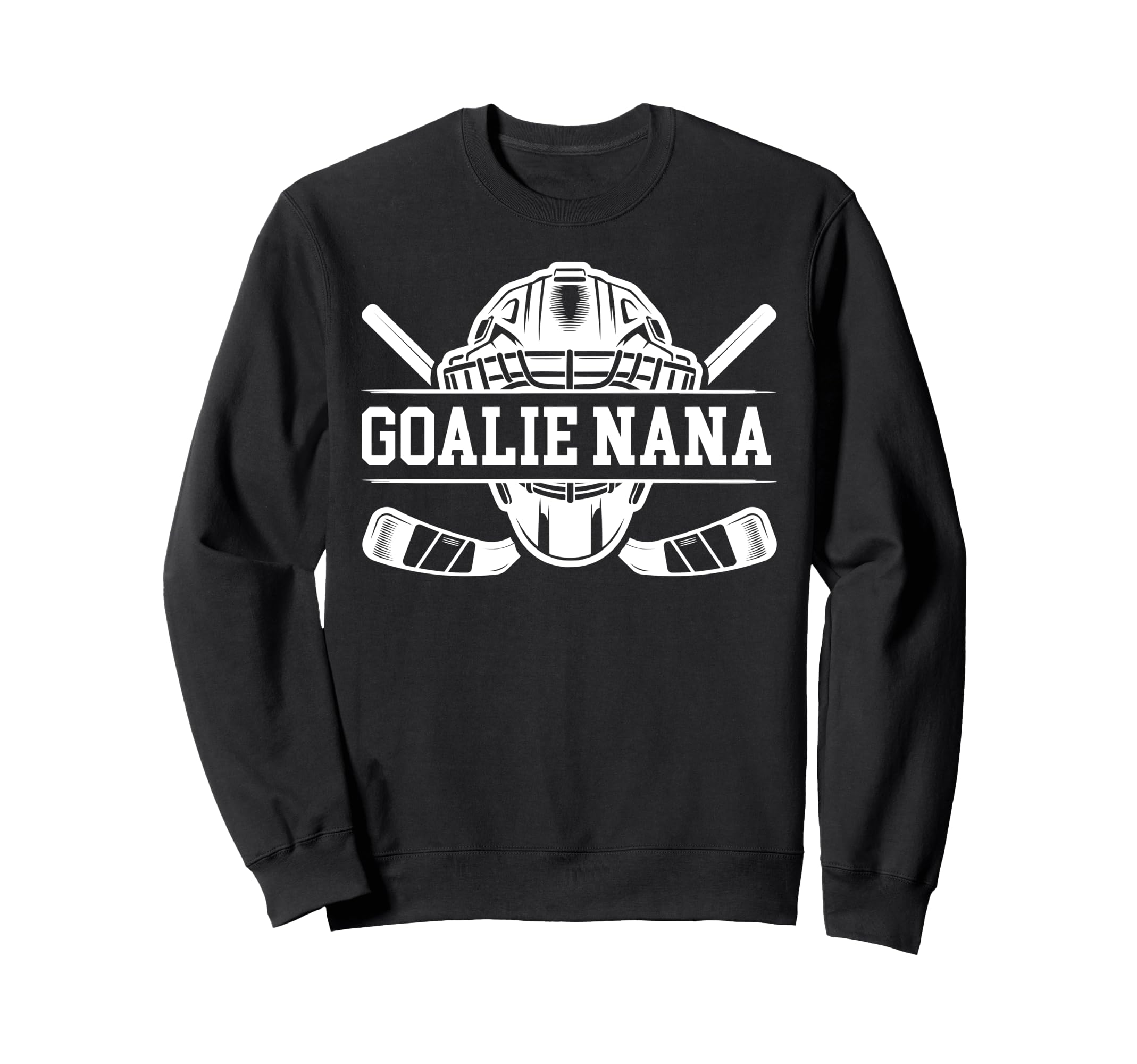 Ice Hockey Goalie Nana Hockey Sweatshirt - Aesthetic Graphic for Adults