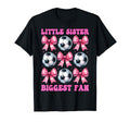 Little Sister Biggest Fan Soccer T-Shirt - Streetwear Style for Adults