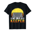 My Son Is Keeper Soccer Football Mom T-Shirt - Trendy Graphic for Adults