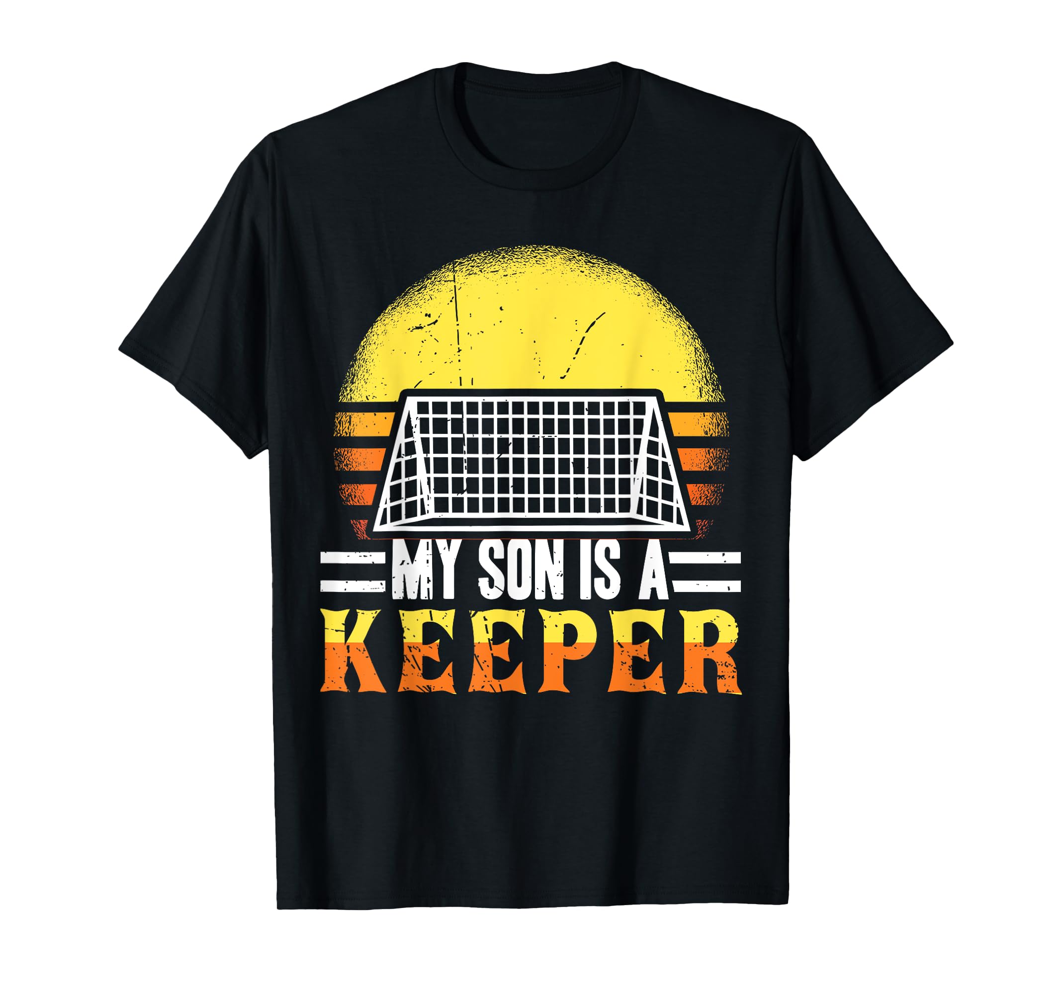 My Son Is Keeper Soccer Football Mom T-Shirt - Trendy Graphic for Adults
