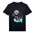 Sloth Ice Hockey Player Hockey Stick T-Shirt - Minimalist Print Unisex