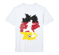 Germany Soccer Football German Flag T-Shirt - Graphic Print Unisex