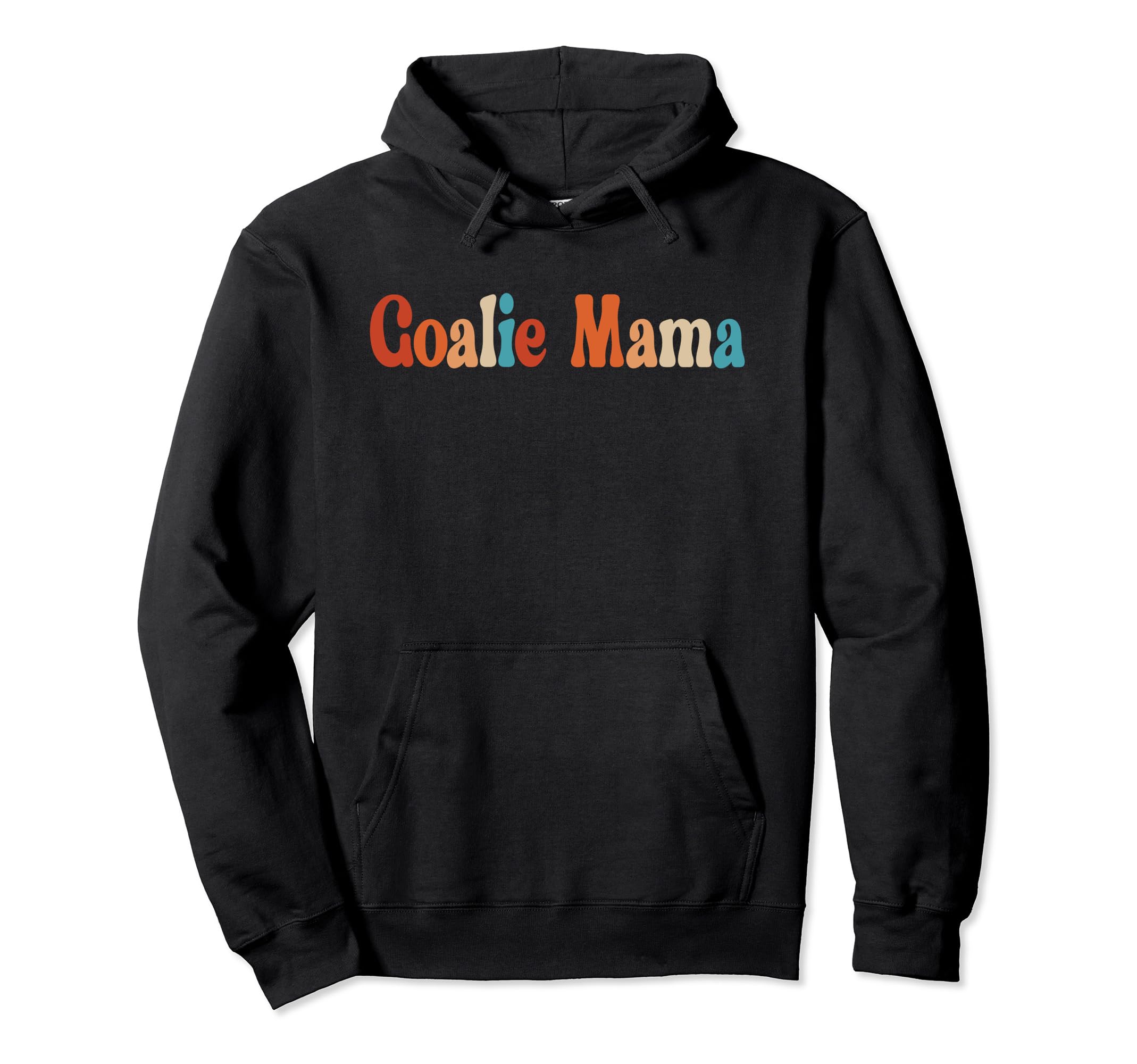 Goalie Mama Goalie Mom Lacrosse Hoodie - Minimalist Print for Adults