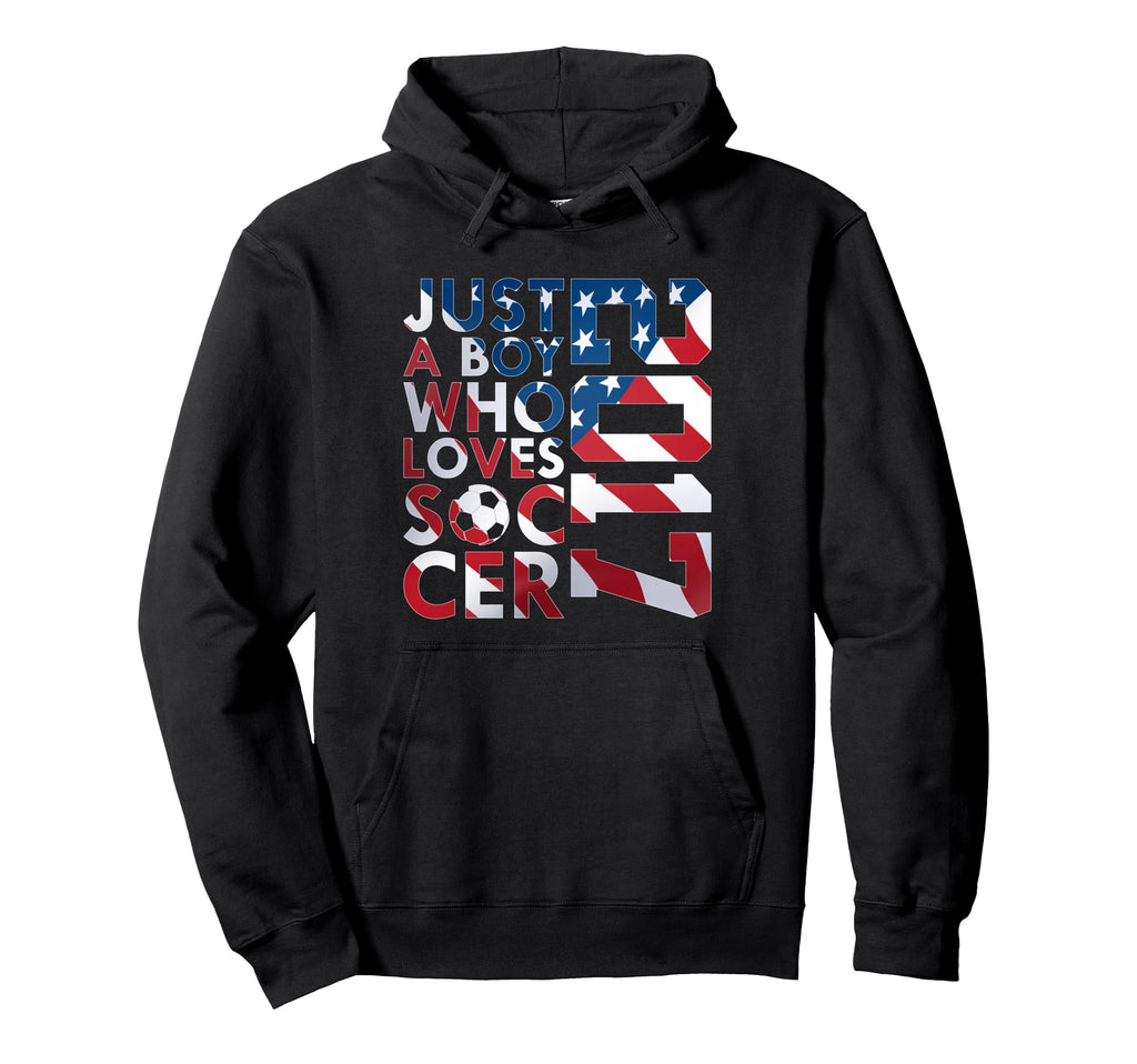 2017 Just Who Loves Soccer 9Th Hoodie - Fun Novelty Design Men Women